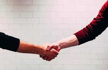 Shaking hands as a long-term tenant